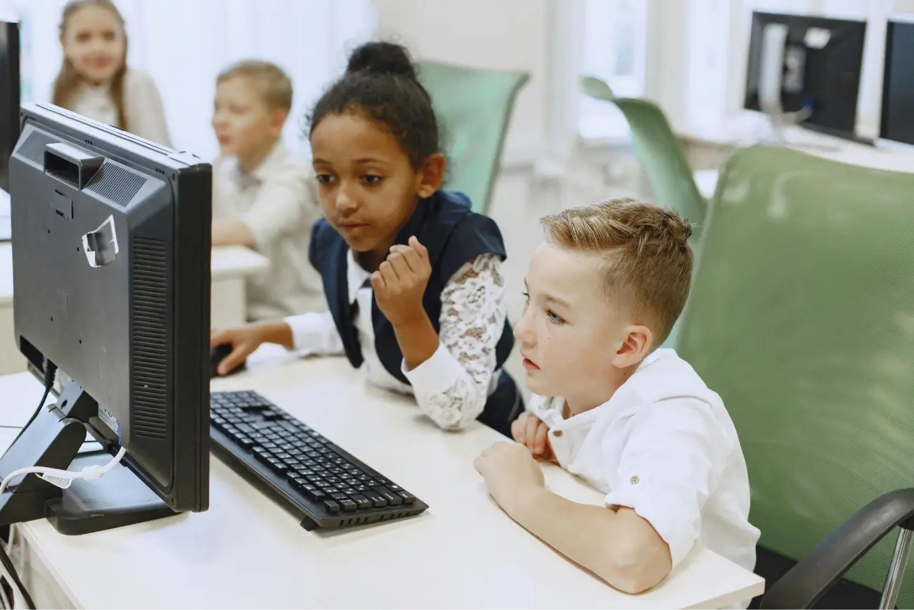 Kids At The Computer
